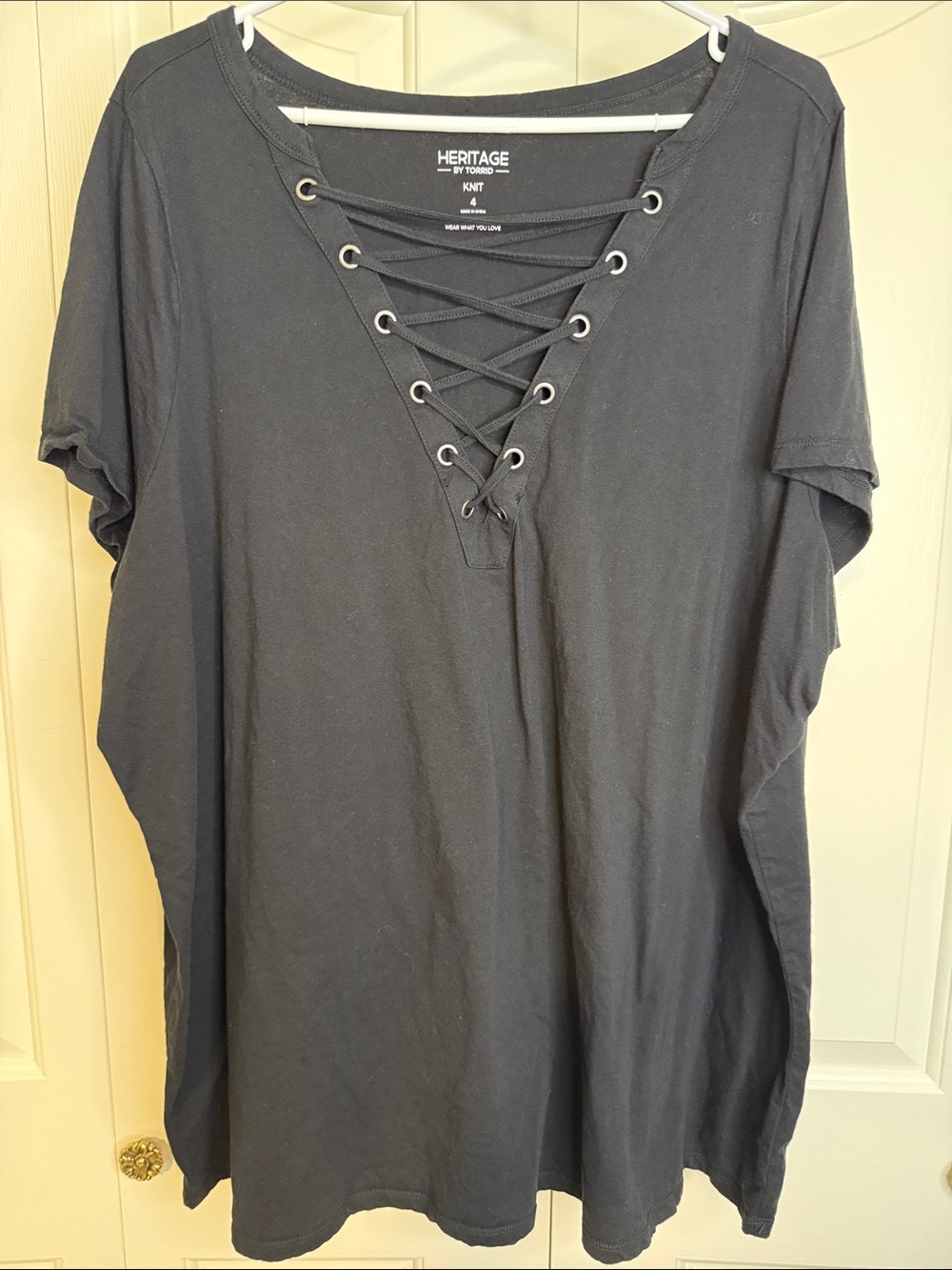 Torrid Heritage Knit V Neck T